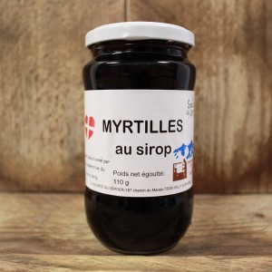 Myrtilles au sirop